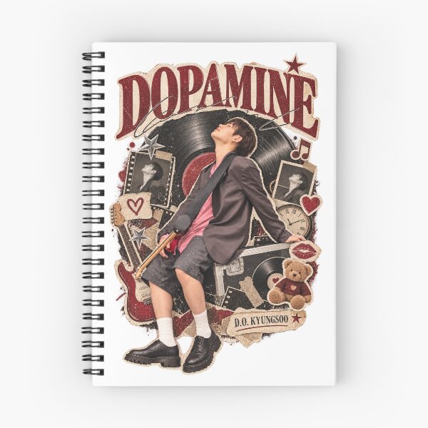 Item preview, D.O Kyungsoo Retro Guitar Vinyl Collage designed and sold by Valeree Store.