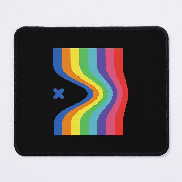 Item preview, Wavy Rainbow Ribbon Stripes Abstract Design designed and sold by AhmedZouita.