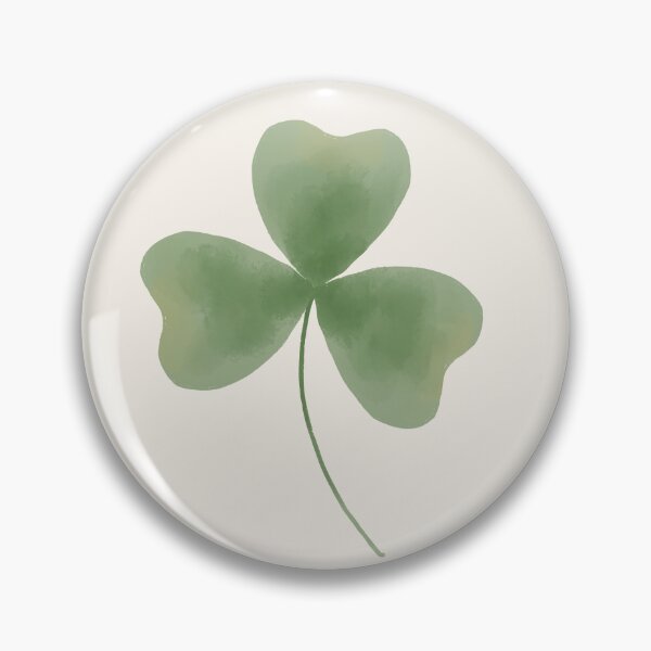 Item preview, Three Leaf Clover Pastel Watercolor designed and sold by FarnwirbelArt.