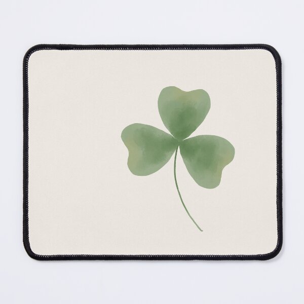 Item preview, Three Leaf Clover Pastel Watercolor designed and sold by FarnwirbelArt.