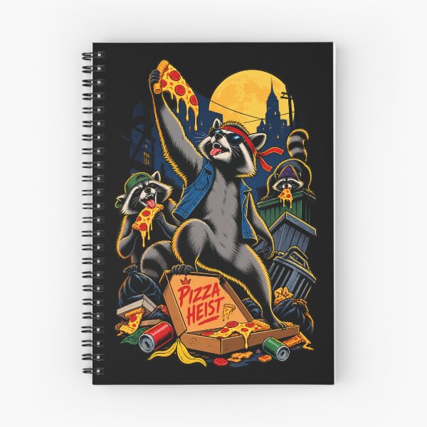 Item preview, The Pizza Heist – Raccoon Pizza Thieves designed and sold by Pandaburba.