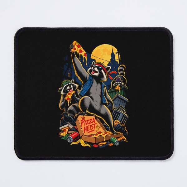 Item preview, The Pizza Heist – Raccoon Pizza Thieves designed and sold by Pandaburba.