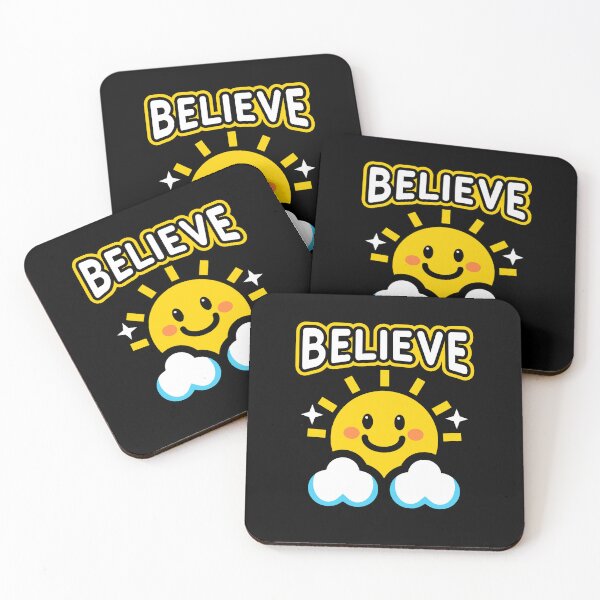 Item preview, Believe Smiling Sun and Clouds Design designed and sold by AhmedZouita.