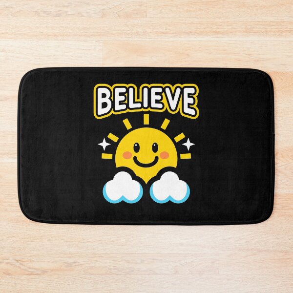 Item preview, Believe Smiling Sun and Clouds Design designed and sold by AhmedZouita.