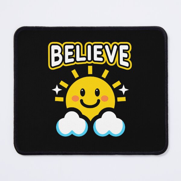 Item preview, Believe Smiling Sun and Clouds Design designed and sold by AhmedZouita.