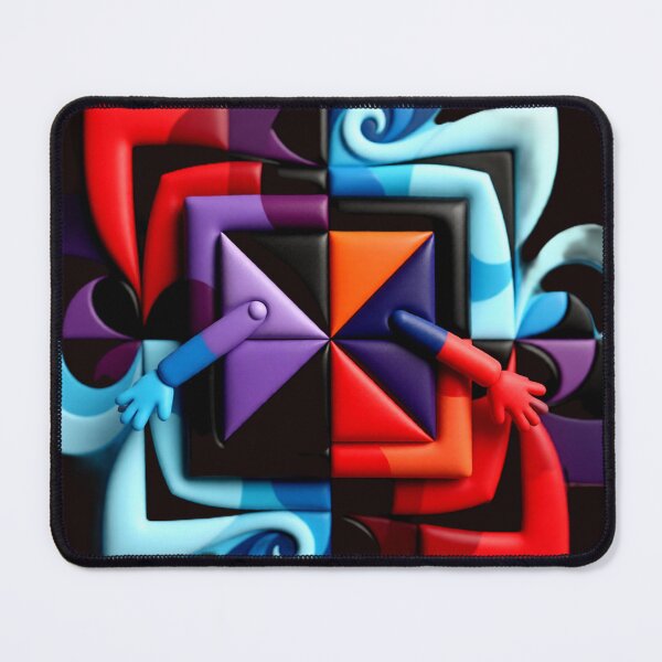 Item preview, ocean fire geometry C br colorful geometric surreal abstract design designed and sold by SmashingDeals.