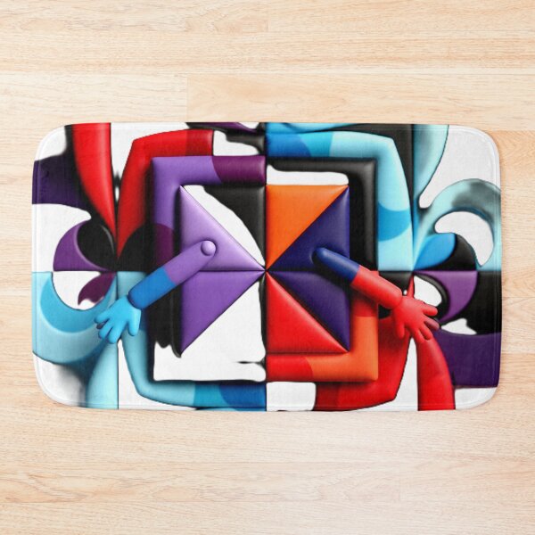 Item preview, ocean fire geometry C br colorful geometric surreal abstract design designed and sold by SmashingDeals.
