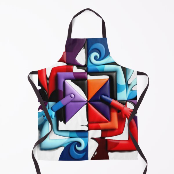 Item preview, ocean fire geometry C br colorful geometric surreal abstract design designed and sold by SmashingDeals.