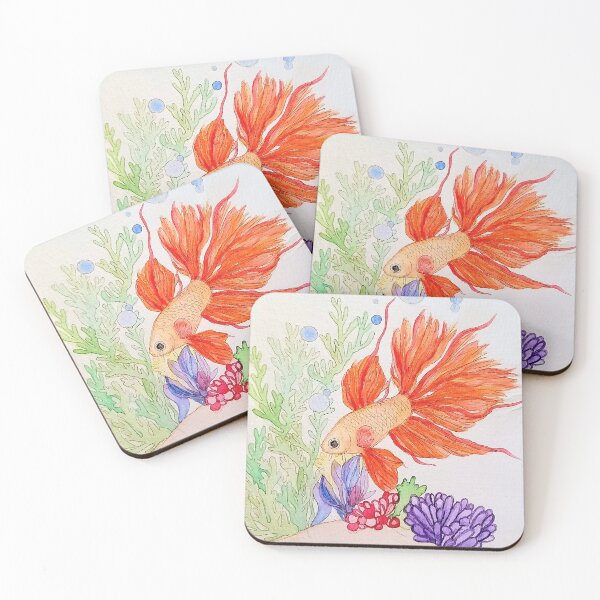 Item preview, Goldfish Watercolour designed and sold by Lexi DesignZ .