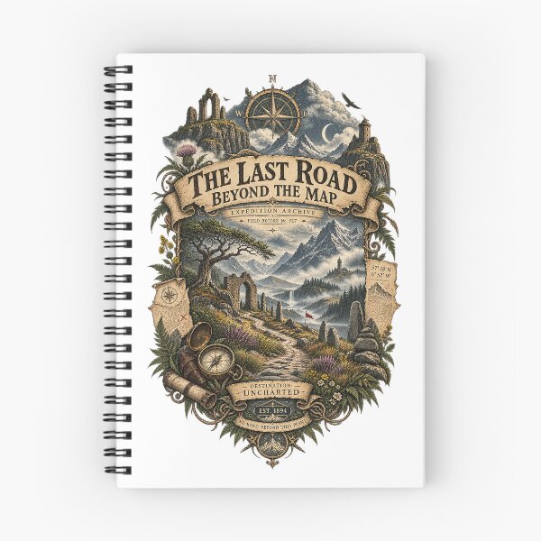 Item preview, Last Road Beyond the Map Expedition designed and sold by karudondesigns.