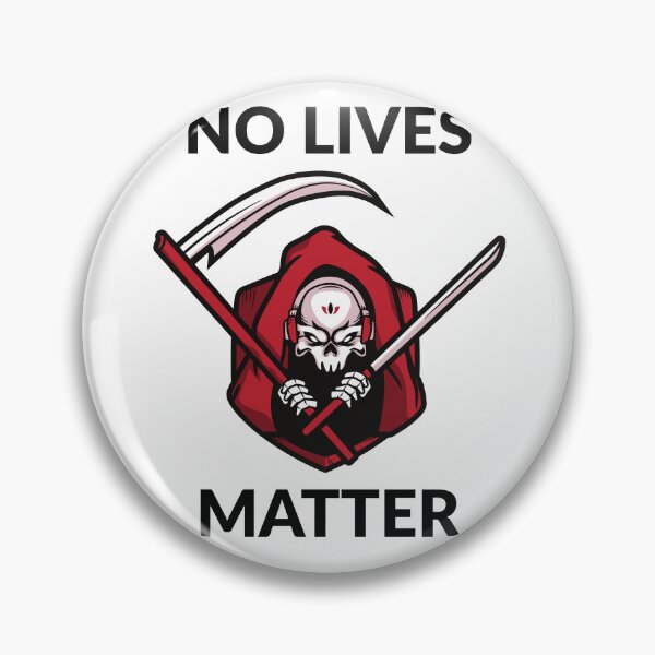 Item preview, No Lives Matter Grim Reaper Edgy Dark Humor Goth Graphic designed and sold by BoldPowStudio.