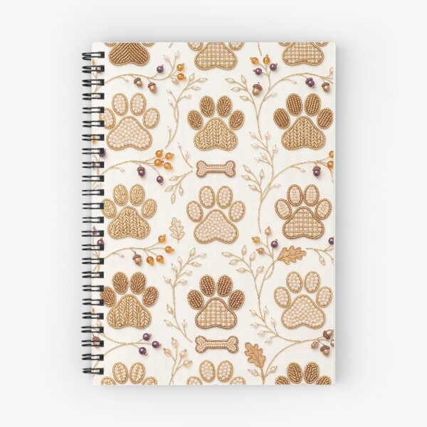 Item preview, Cozy Dog Paw Print Pattern designed and sold by PeacefulArtUkr.