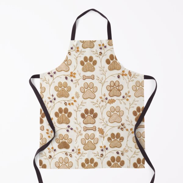Item preview, Cozy Dog Paw Print Pattern designed and sold by PeacefulArtUkr.