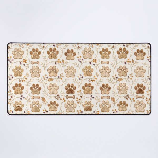 Item preview, Cozy Dog Paw Print Pattern designed and sold by PeacefulArtUkr.