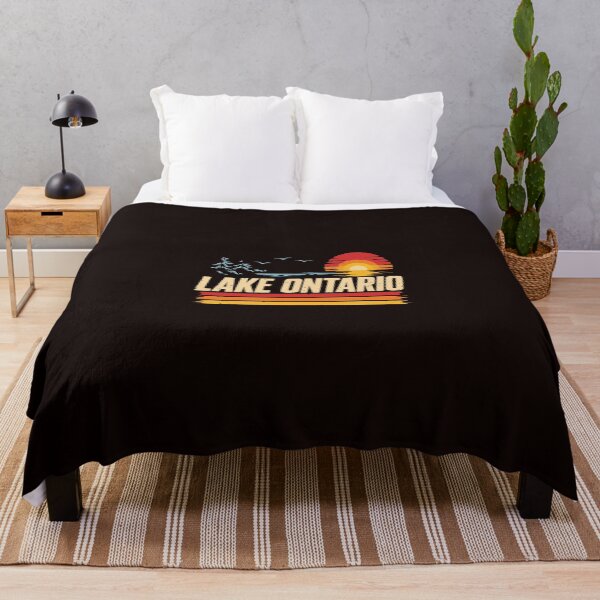 Item preview, Vintage Lake Ontario Retro Sunset Great Lakes Sunset designed and sold by ChuyenSuperx.