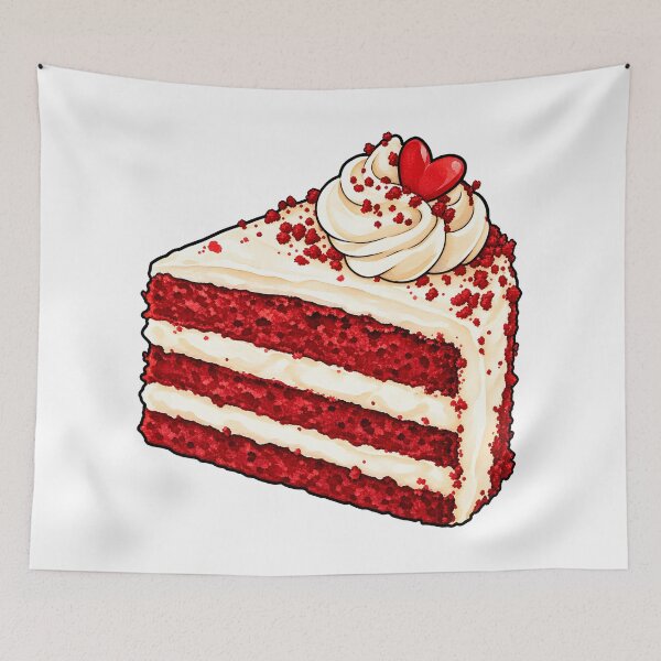 Artikelvorschau, Roter Samtkuchen entworfen und verkauft von GraphicsClub.
