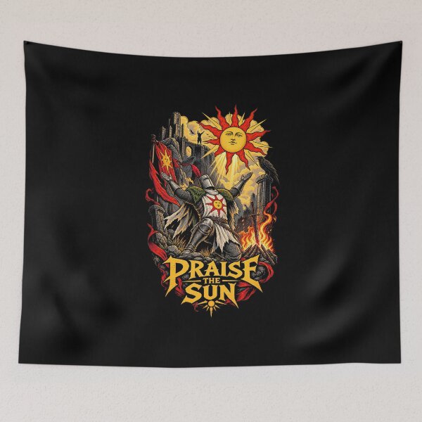 Item preview, Praise the Sun – Solaire of Astora designed and sold by Pandaburba.