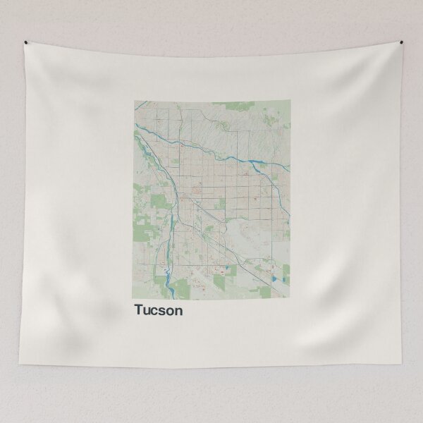 Item preview, Tucson Minimalistic Map Art designed and sold by MapsNerd.