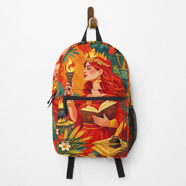 Item preview, Brigid Goddess illustration – Celtic Mythology and Sacred Fire designed and sold by GalleryKauffeld.