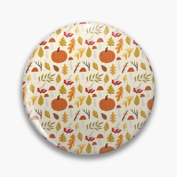 Item preview, Autumn Pumpkin Mushroom Forest Pattern designed and sold by Zaya_art.