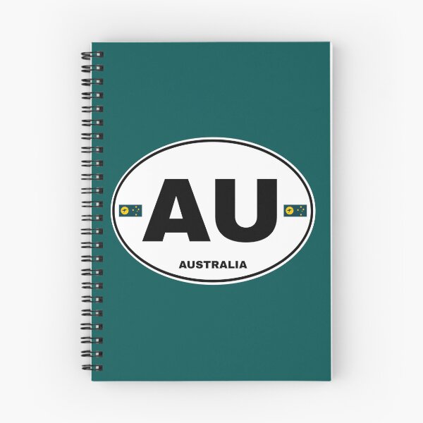 Item preview, Australia AU sticker design outline bw designed and sold by Kangaroo Sun.