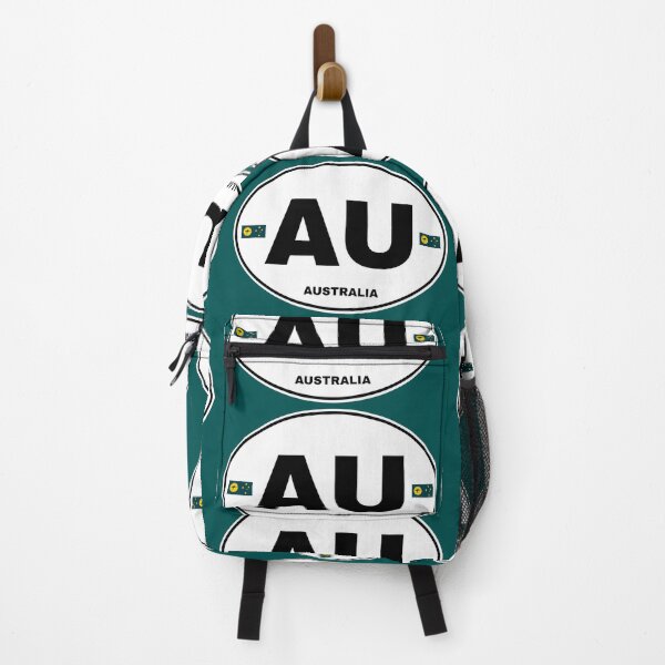 Item preview, Australia AU sticker design outline bw designed and sold by Kangaroo Sun.