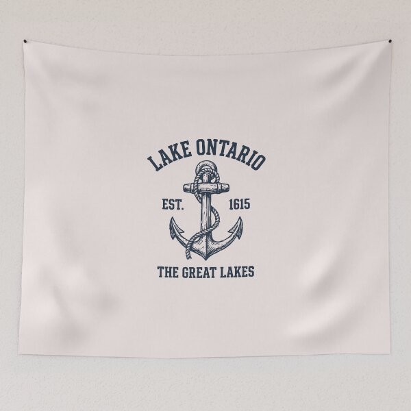 Item preview, Vintage Lake Ontario Anchor Established 1615 Great Lakes Nautical designed and sold by ChuyenSuperx.