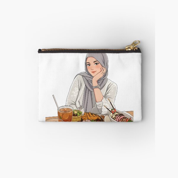 Item preview, Cozy Cafe Dinner Date Modest Anime Girl Art hand draw illustration designed and sold by sabartgunpla.