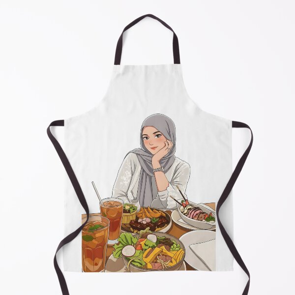 Item preview, Cozy Cafe Dinner Date Modest Anime Girl Art hand draw illustration designed and sold by sabartgunpla.
