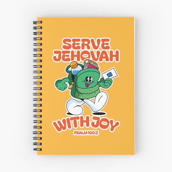 Item preview, Serve Jehovah with Joy – Psalm 100:2 | JW designed and sold by Whim & Verse Studio.