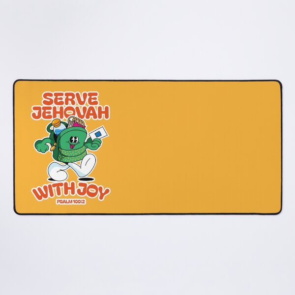 Item preview, Serve Jehovah with Joy – Psalm 100:2 | JW designed and sold by Whim & Verse Studio.