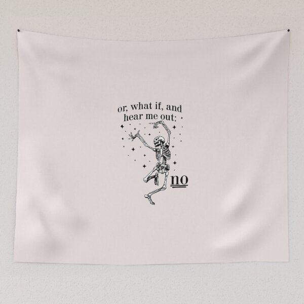 Item preview, Hear Me Out No Dancing Skeleton Funny Sarcastic designed and sold by ChuyenSuperx.