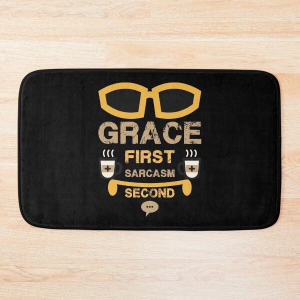 Item preview, Coffee First Sarcasm Second Funny Quote Design designed and sold by AhmedZouita.