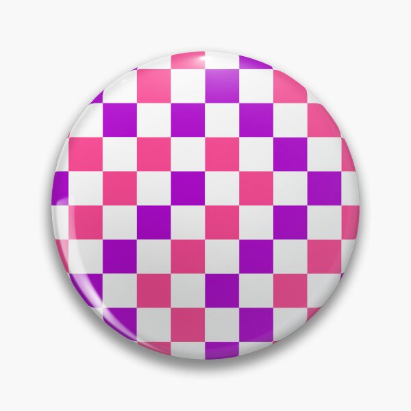 Item preview, Pink And Purple Checkered Design White  designed and sold by PatternTitan.