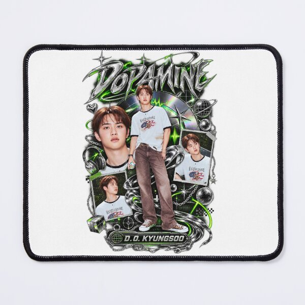 Item preview, D.O DOPAMINE Futuristic Chrome Kpop Graphic designed and sold by Valeree Store.