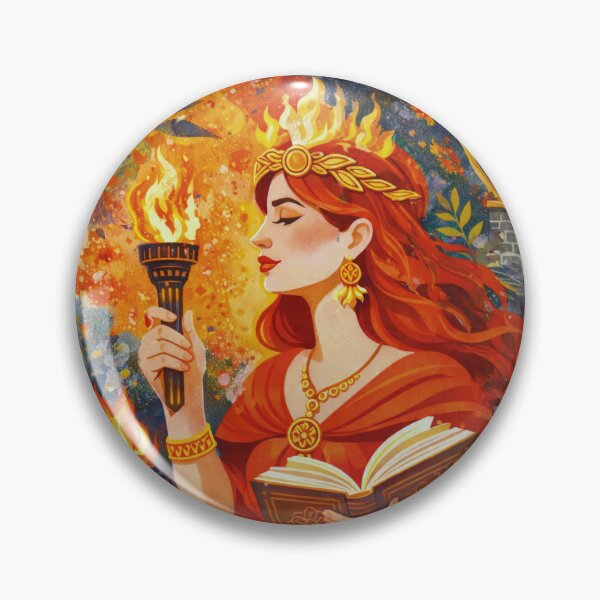 Item preview, Brigid Goddess illustration – Irish Mythology and Spirituality designed and sold by GalleryKauffeld.