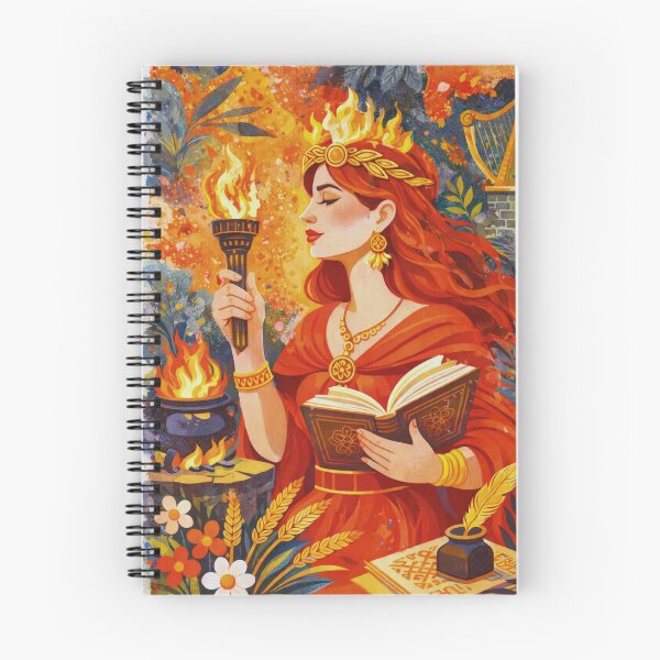Item preview, Brigid Goddess illustration – Irish Mythology and Spirituality designed and sold by GalleryKauffeld.