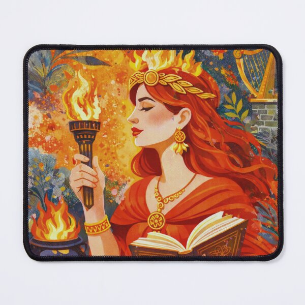 Item preview, Brigid Goddess illustration – Irish Mythology and Spirituality designed and sold by GalleryKauffeld.