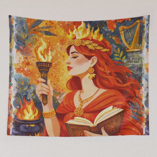 Item preview, Brigid Goddess illustration – Irish Mythology and Spirituality designed and sold by GalleryKauffeld.