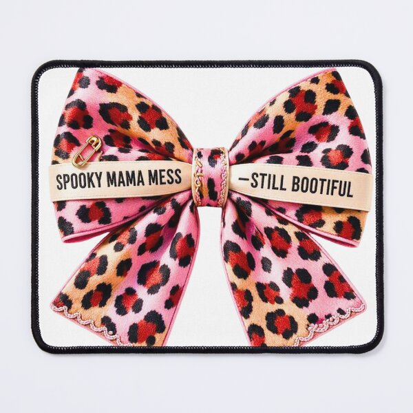Item preview, SPOOKY BOWTIFUL MESS LEOPARD BOW SHIRT designed and sold by EasyTake.