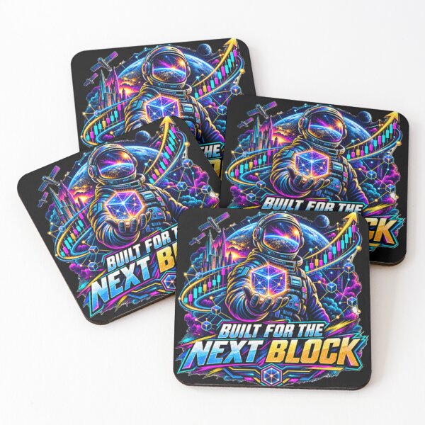 Item preview, Built for the Next Block – Crypto Astronaut designed and sold by DesignsMjB.