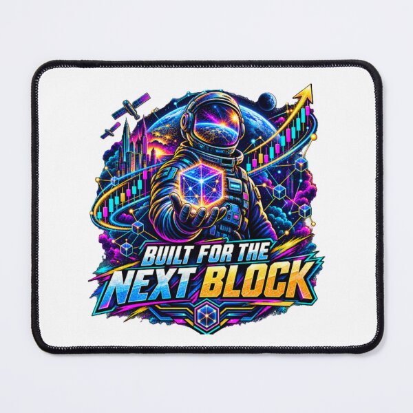 Item preview, Built for the Next Block – Crypto Astronaut designed and sold by DesignsMjB.