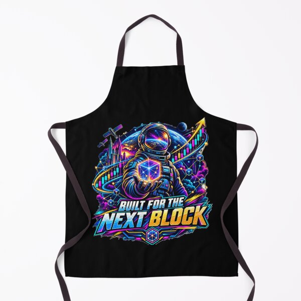 Item preview, Built for the Next Block – Crypto Astronaut designed and sold by DesignsMjB.