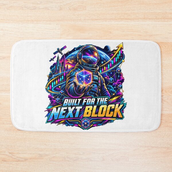 Item preview, Built for the Next Block – Crypto Astronaut designed and sold by DesignsMjB.
