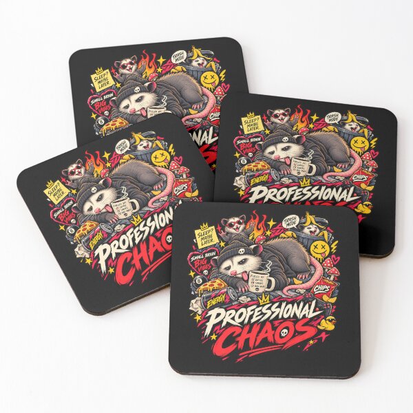 Item preview, Professional Chaos – Funny Possum designed and sold by Pandaburba.
