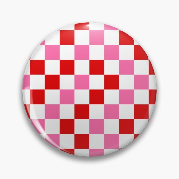 Item preview, Pink And Red Checkered Design White  designed and sold by PatternTitan.