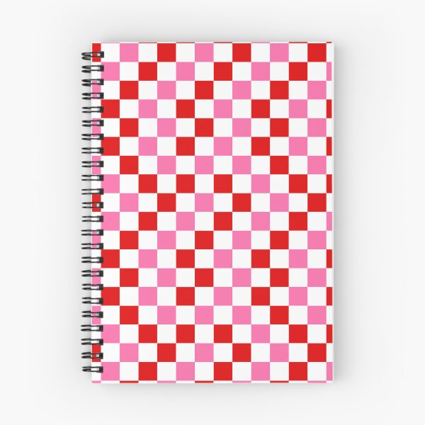 Item preview, Pink And Red Checkered Design White  designed and sold by PatternTitan.