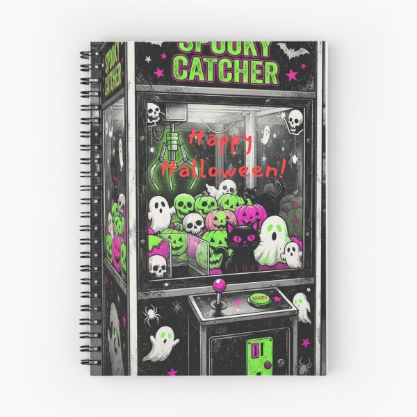 Item preview, Spooky Catcher in Neon Panic designed and sold by Print Fiction.