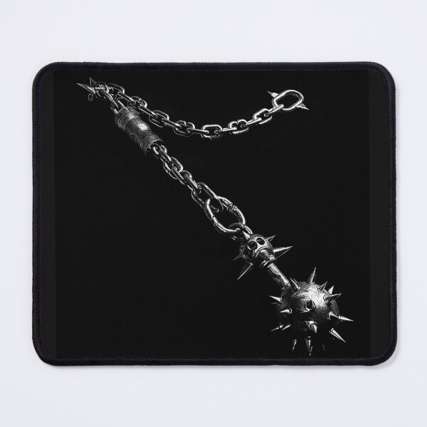 Item preview, Medieval Spiked Flail Gothic Morning Star Chain Weapon Art designed and sold by inkoutninja.