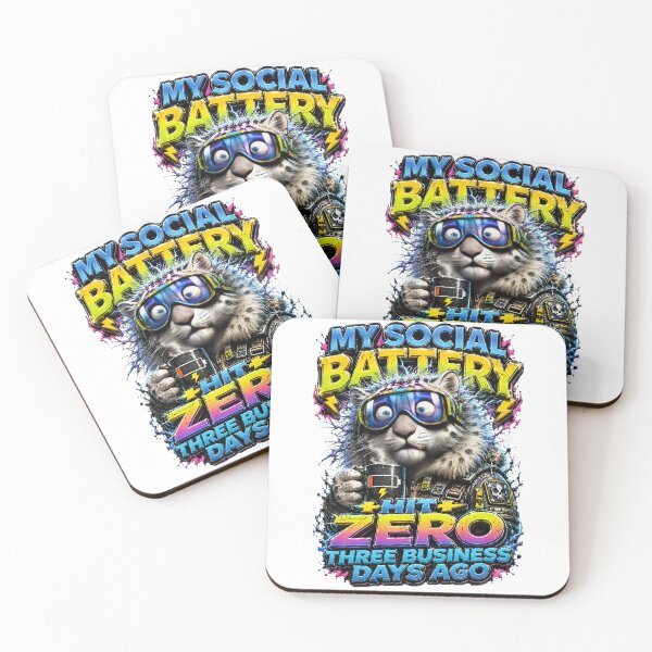 Item preview, My Social Battery Hit Zero Three Business Days Ago designed and sold by Sovereign Supply Co..